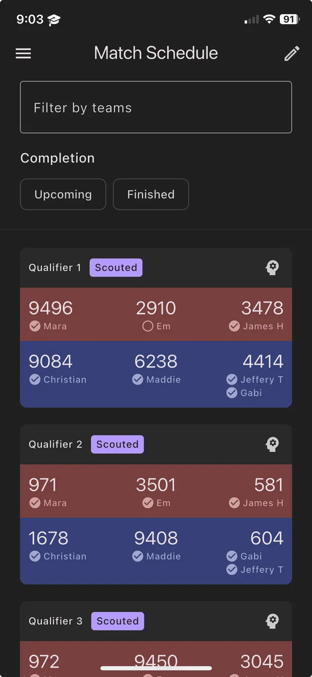 Live app